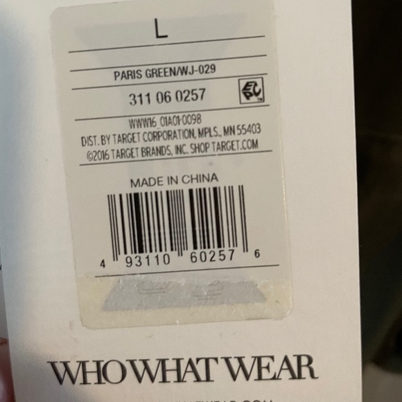 NWT Who What Wear Paris Green Utility Jacket Women's Large - Picture 6 of 16